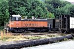 Milwaukee Road SW9 MILW #621 switches yard.